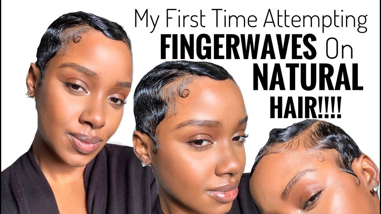 My First Time Attempting FINGERWAVES on my SHORT NATURAL HAIR!! - thptnganamst.edu.vn
