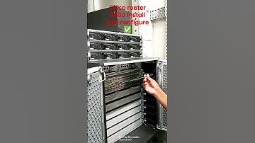 Cisco router 8800 install and configure done ✅ @cisco 💯