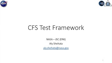 FSW 2021: cFS Test Framework (CTF) - Aly Shehata