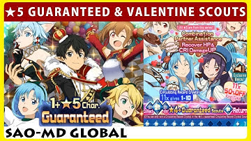 Last Day Ranking Event 5stars Guaranteed & Valentine Scouts (SAOMD Memory Defrag)