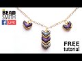 BEADSMITH FB LIVE: Chevron Simplicity Necklace &amp; Earrings