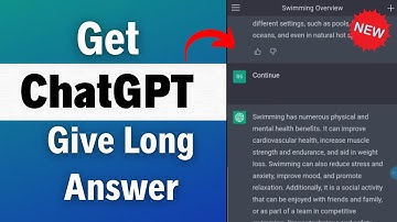How to get longer answers from ChatGPT: How to increase response length from Chat GPT(2023)