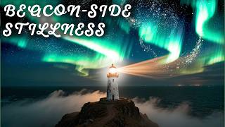 Lighthouse Lull: Ethereal Celtic Whistle for Sleep | Relaxing Aurora &amp; Misty Night Shore (2 Hours)