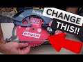 How to change a circular saw blade  for beginners