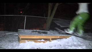 Backyard Snowboarding