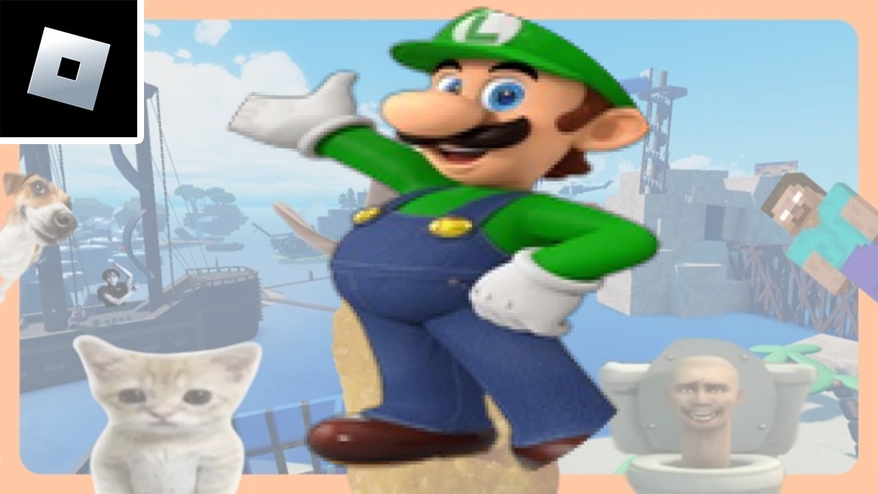Roblox Find The Memes How To Get Luigi Badge YouTube 