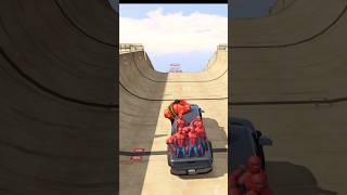 GTA 5 Epic Water Ragdolls Spiderman JumFails Ep 34#shorts
