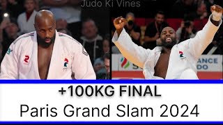 🔥🇫🇷 Teddy RINER (FRA) Vs Minjong KIM (KOR)🇰🇷 | Final +100kg Paris Grand Slam 2024! 🥋💥