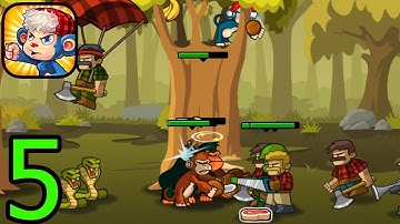 Lumberwhack - Gameplay Walkthrough #5 (iOS, Android) - Giải Cứu Bé Rắn Độc