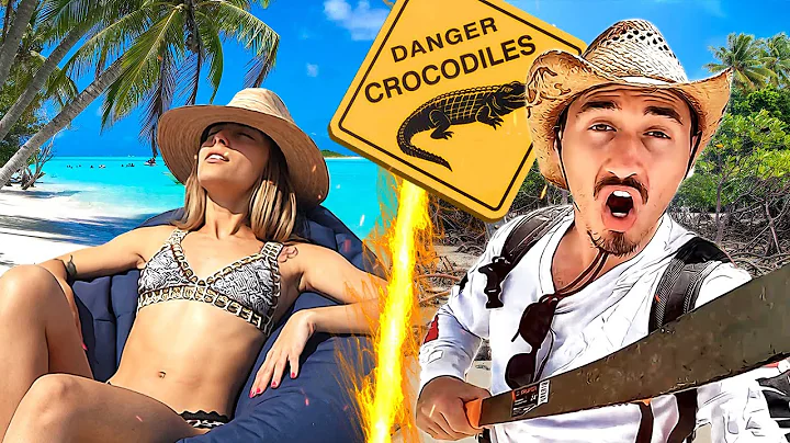 Je SURVIS 24H dans la JUNGLE (ma copine vit sa bes...