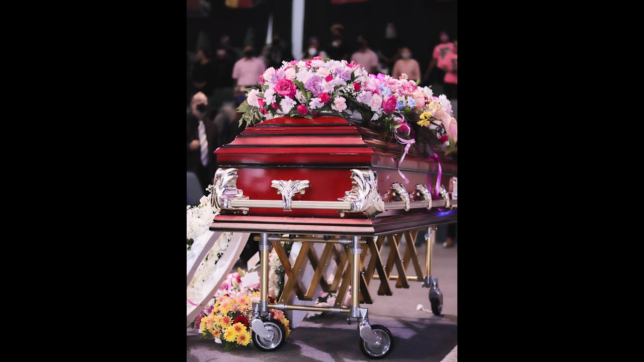 Funeral service for 23-year-old Andrea Bharatt - YouTube
