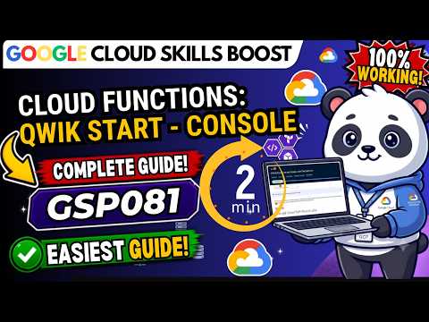 Cloud Functions: Qwik Start - Console #GSP081 #qwiklabsarcade2026