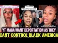 White MAGA FURIOUS at Black America SILENCE as the Country BURNS & Call For Bl4cks to be Deported