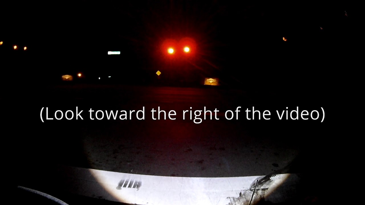 Driver nearly blows through red light YouTube