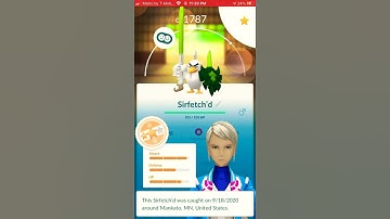 Evolving Farfetch’d On Pokémon Go