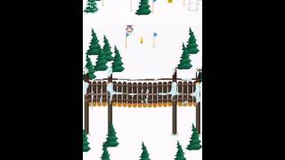Alpin Skiing Game - iPhone App Preview Video screenshot 5