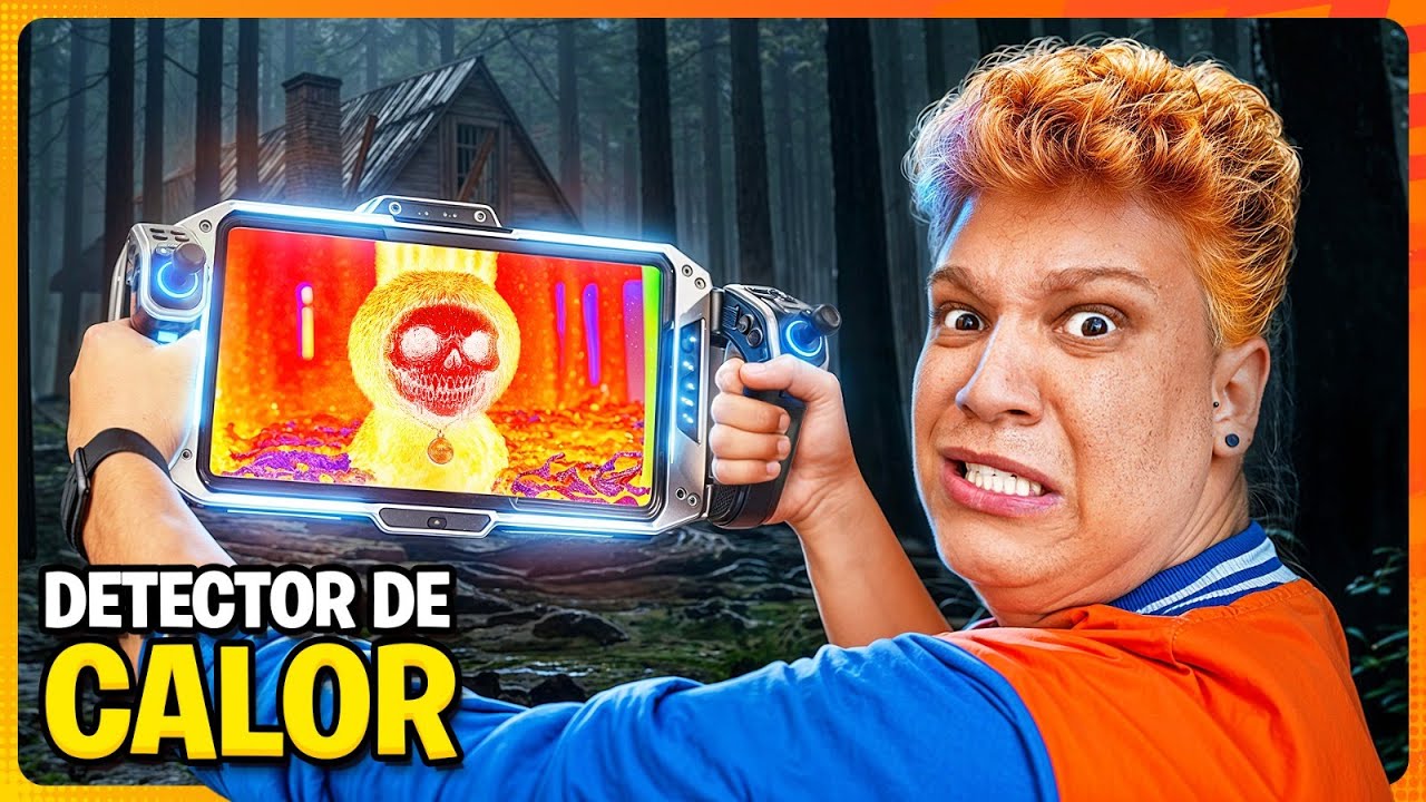 USEI UM DETECTOR DE CALOR NO LABUBU E ELE ESTÁ VIVO!