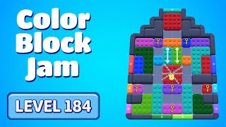 Color Block Jam Level 184 | Every Puzzle Solved! 🎯