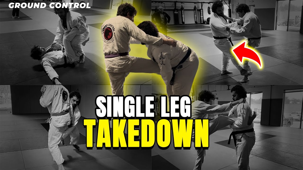 Simple & Effective Single Leg Takedown! BJJ - YouTube