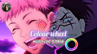 Information Colour wheel inshot edit tutorial 🌈✨  Guide