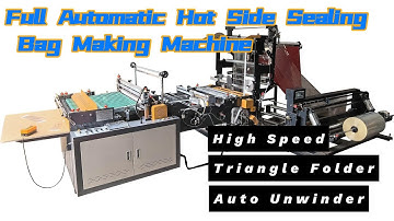 Full Automatic Hot Side Sealing BOPP Bag Making Machine