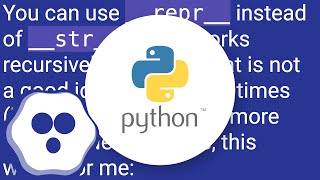 object to string in Python