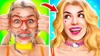 From Nerd To Beauty! Extreme Makeover With Gadgets From TikTok!