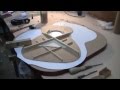 Building a House Guitar - Bracing and Gluing the Top