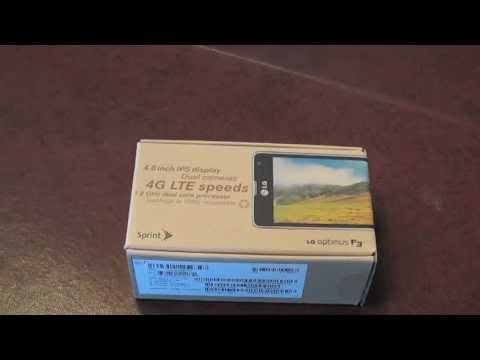 Sprint LG Optimus F3 Unboxing