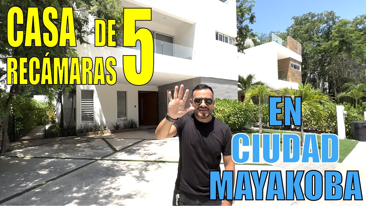 Casa de 5 recámaras en ciudad Mayakoba Playa del Carmen