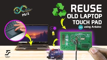 Reuse an Old laptop Touch pad using Arduino | DIY Arduino trackpad Hacks | PS/2 | SYNAPTICS