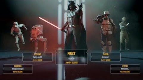 Battlefront 2 - Darth Vader 50 Killstreak on Yavin 4