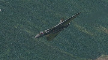 Avro Vulcan XH558 in the Mach Loop (Cad East) take 2