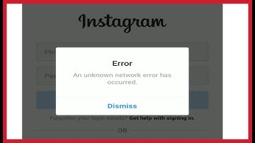 Instagram Login Problem Fix Solve Solution