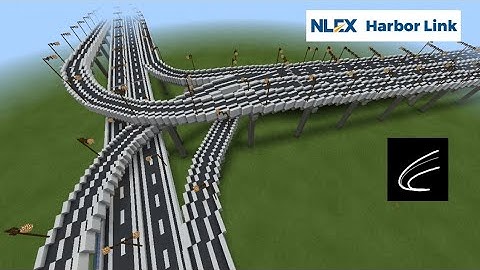 NLEX Harbor Link C3-R10 Section in Minecraft PE (recreation)
