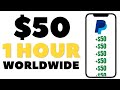 $50 1 HOUR of Work *EASY/FREE* (Make Money Online)