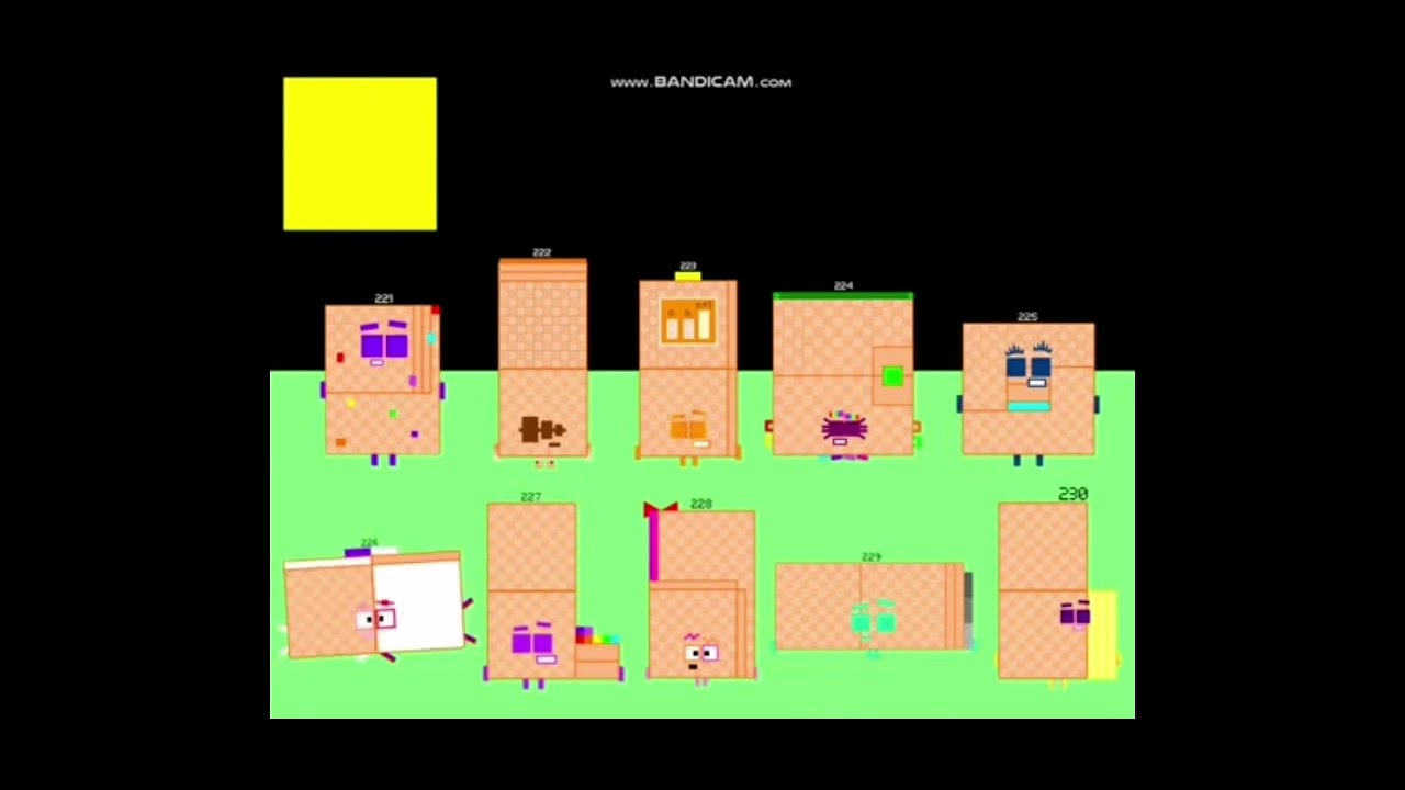 numberblocks band retro 221-230 fanmade - YouTube