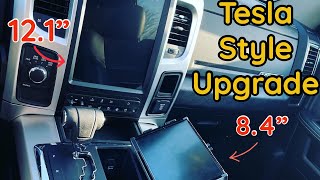 AutoTecPros 12.1” Tesla Style Radio Upgrade | How To | Gen 4 Ram | Wireless Apple Car Play & More!