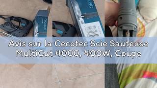 Avis sur la Cecotec Scie Sauteuse MultiCut 4000, 400W, Coupes jusqu'à 45º, Câble de 2m, Vitesse Régl