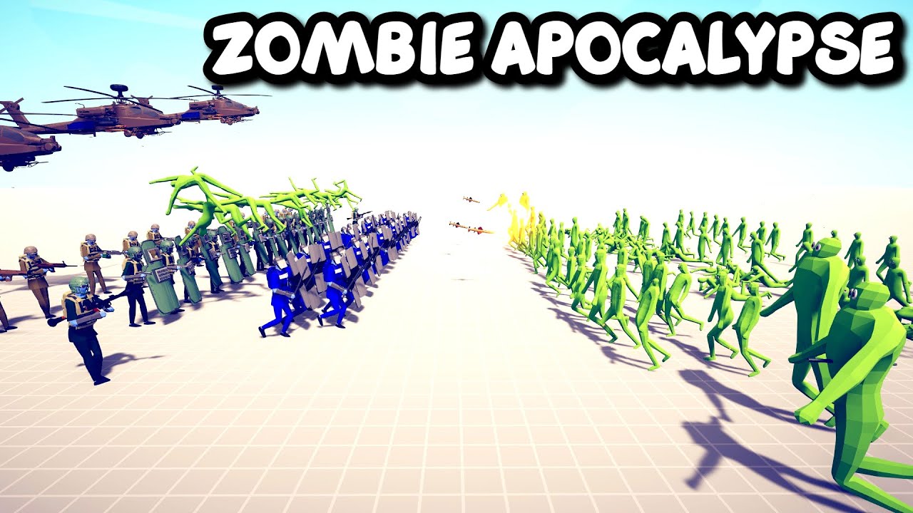 FBI Vs ZOMBIE TABS Totally Accurate Battle Simulator YouTube