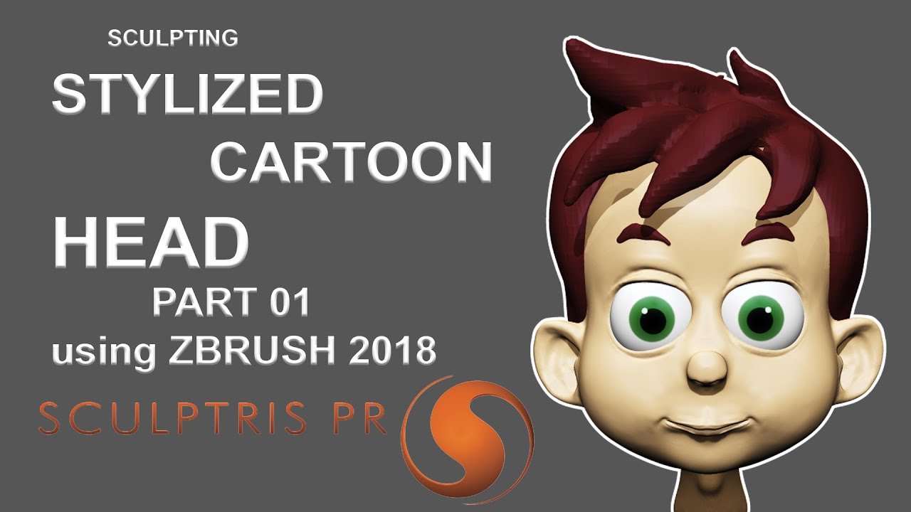 sculpting a cartoon character in zbrush