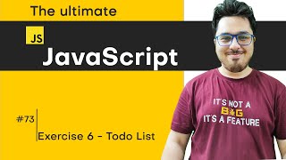 Exercise 6: Todo List | JavaScript Tutorial in Hindi #73 screenshot 4