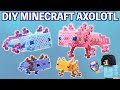 DIY Minecraft Axolotl Perler Bead Figure