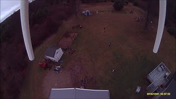 Just a little crash, Syma X8W