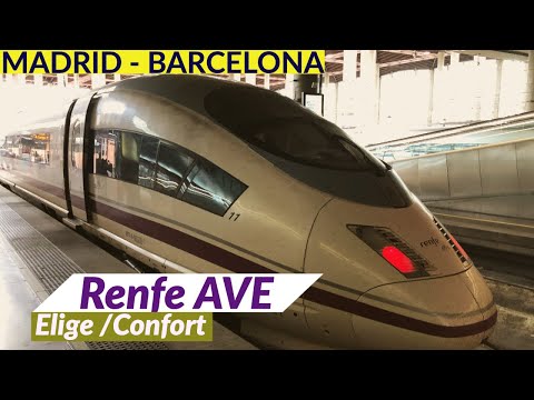 Spain's Bullet Train: Renfe AVE Velaro E | Elige/Confort | Madrid - Barcelona