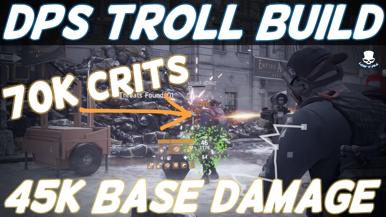 THE HIGHEST ACHIEVABLE DAMAGE WITH AR'S - BUILD || The Division - 1.8.3