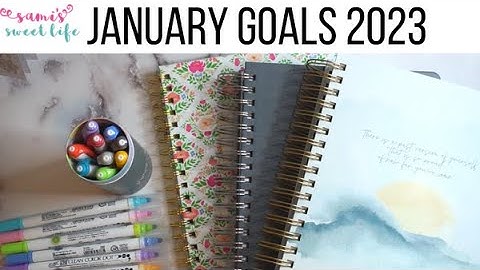 JANUARY GOALS 2023 | Goal Setting Planners, How To Set Goals & Track Progress Makselife Powersheets