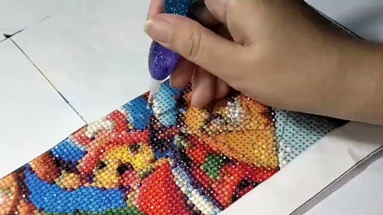 ONE PIECE DIAMOND PAINTING TIMELAPSE @FaridaFavo