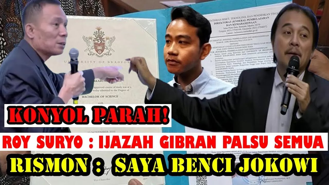 ISU IJAZAH PALSU TERNYATA SENJATA POLITIK KOTOR!
