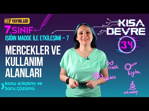 Mercekler Konu Anlatımı, Soru Çözümü: Esra Çevik Öğüt ile 7. Sınıf Fen Bilimleri 5. Ünite #34